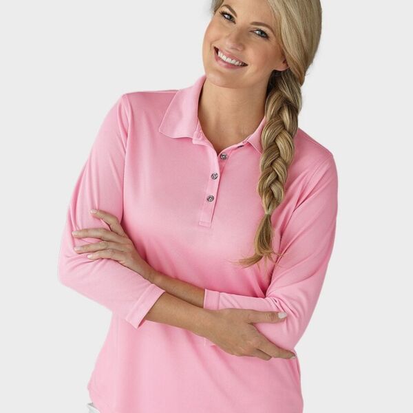Paragon Women's Lady Palm Three-Quarter Sleeve Polo 120 Women's Lady Palm Three-Quarter Sleeve Polo Thumbnail