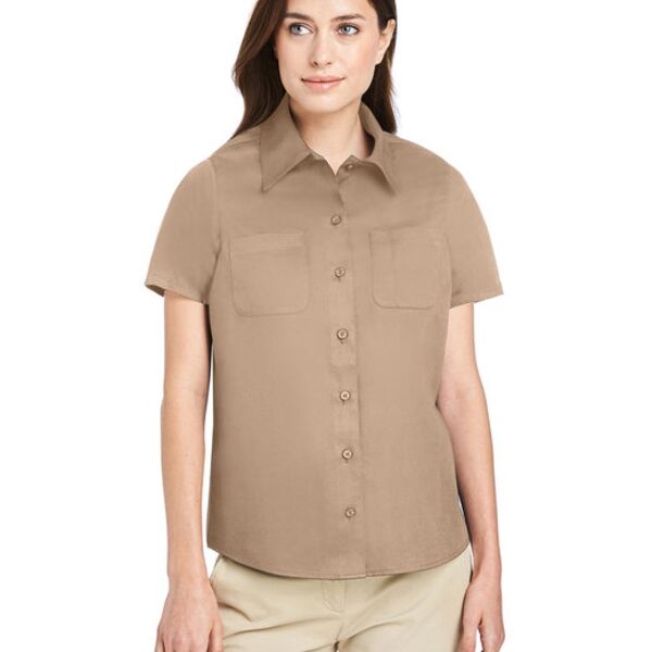 Harriton Ladies' Advantage IL Short-Sleeve Work Shirt M585W Ladies' Advantage IL Short-Sleeve Work Shirt Thumbnail