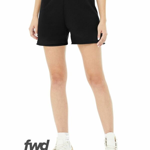 Bella + Canvas Women's FWD Fashion Cutoff Fleece Shorts 3797 Women's FWD Fashion Cutoff Fleece Shorts Thumbnail