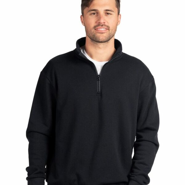Next Level Apparel Unisex Fleece Quarter-Zip Pullover 9643 Unisex Fleece Quarter-Zip Pullover Thumbnail
