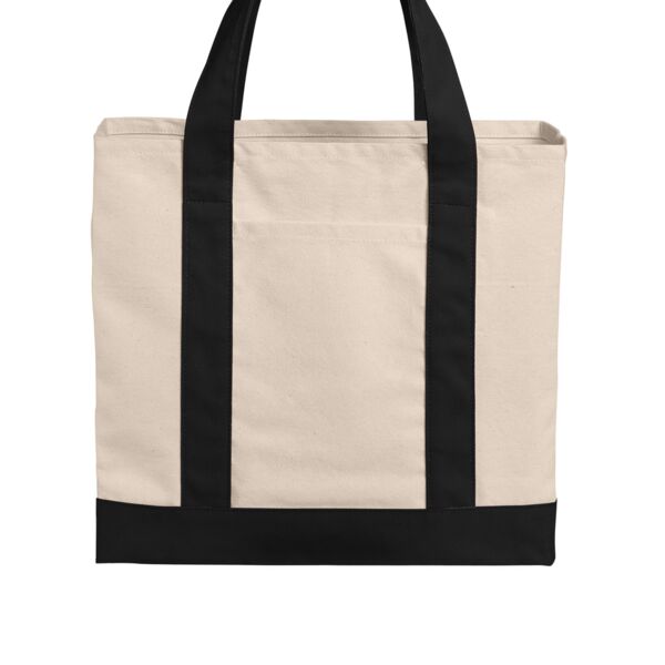 Port Authority Cotton Canvas Two Tone Tote BG429 Cotton Canvas Two Tone Tote Thumbnail