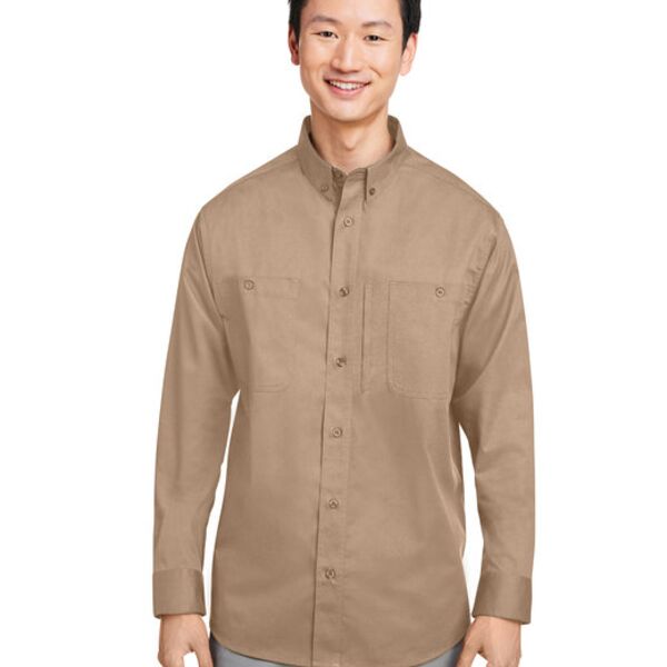 Harriton Men's Advantage IL Long-Sleeve Workshirt M585L Men's Advantage IL Long-Sleeve Workshirt Thumbnail
