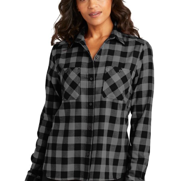 Port Authority Women's Plaid Flannel Shirt LW669 Women's Plaid Flannel Shirt Thumbnail