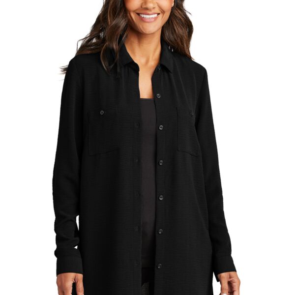 Port Authority Women's Textured Crepe Long Tunic LW715 Women's Textured Crepe Long Tunic Thumbnail