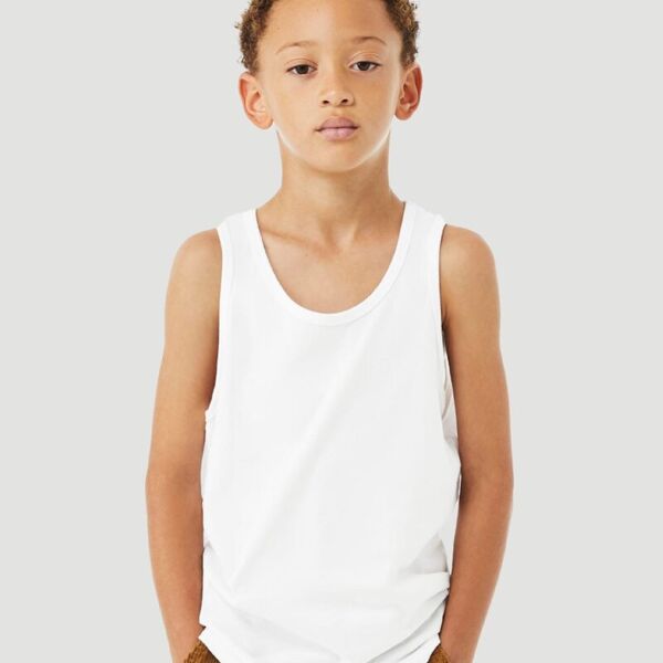 Bella + Canvas Youth Heather CVC Tank 3480YCVC Youth Heather CVC Tank Thumbnail