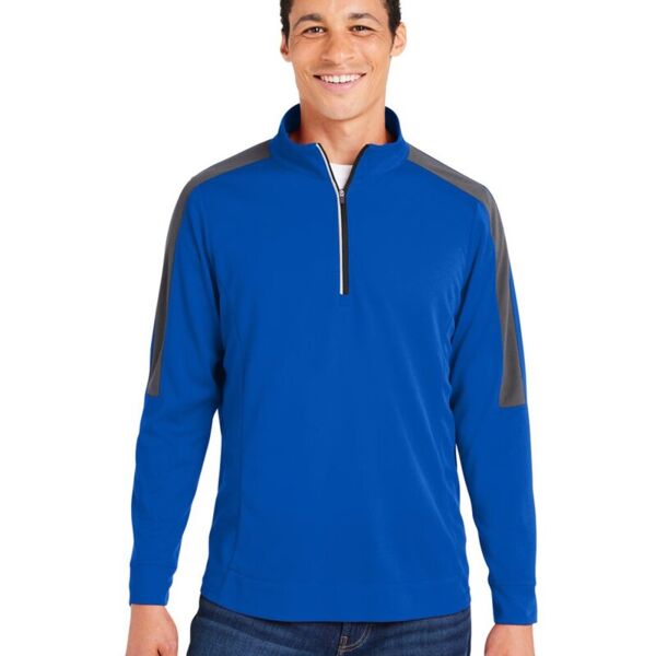 Core 365 Men's Market Snag Protect Mesh Colorblock Quarter-Zip Pullover CE404 Men's Market Snag Protect Mesh Colorblock Quarter-Zip Pullover Thumbnail