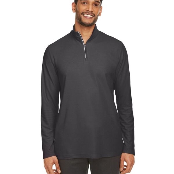 Core 365 Men's Fusion ChromaSoft™ Pique Quarter-Zip Pullover CE405 Men's Fusion ChromaSoft™ Pique Quarter-Zip Pullover Thumbnail