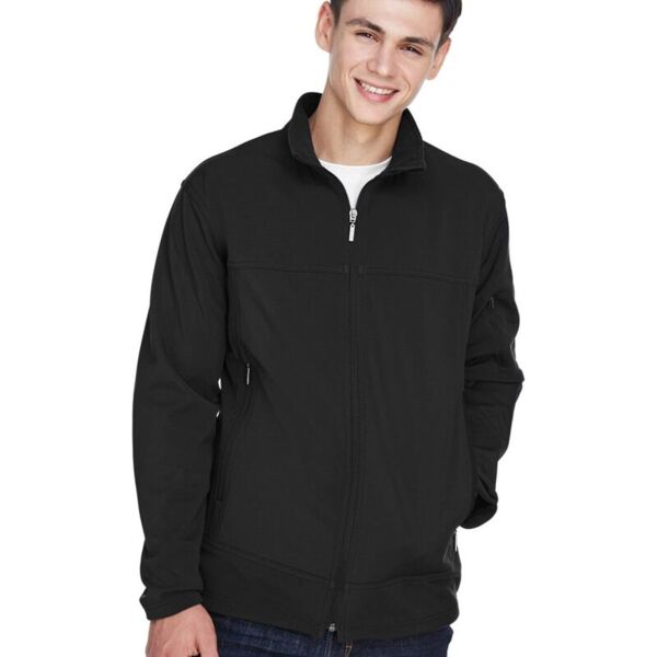 North End Men's Three Layer Fleece Performance Soft Shell Jacket 88099 Men's Three Layer Fleece Performance Soft Shell Jacket Thumbnail