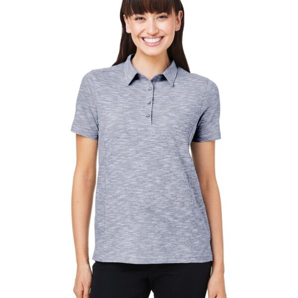 North End Women's Eclipse Jacquard Polo NE115W Women's Eclipse Jacquard Polo Thumbnail