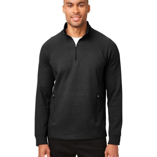 North End Men's Rhythm Waffle Quarter-Zip Pullover NE200 Men's Rhythm Waffle Quarter-Zip Pullover Thumbnail