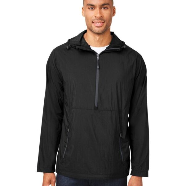 North End Men's Aura Lightweight Packable Anorak NE810 Men's Aura Lightweight Packable Anorak Thumbnail