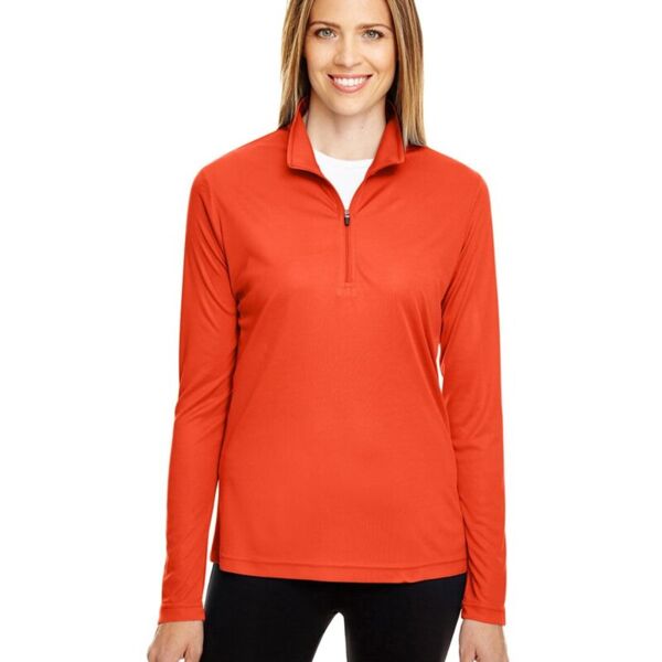 Team 365 Women's Zone Performance Quarter-Zip Pullover TT31W Women's Zone Performance Quarter-Zip Pullover Thumbnail