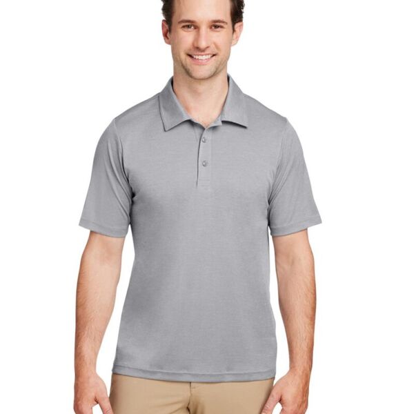 Team 365 Men's Zone Sonic Heather Performance Polo TT51H Men's Zone Sonic Heather Performance Polo Thumbnail