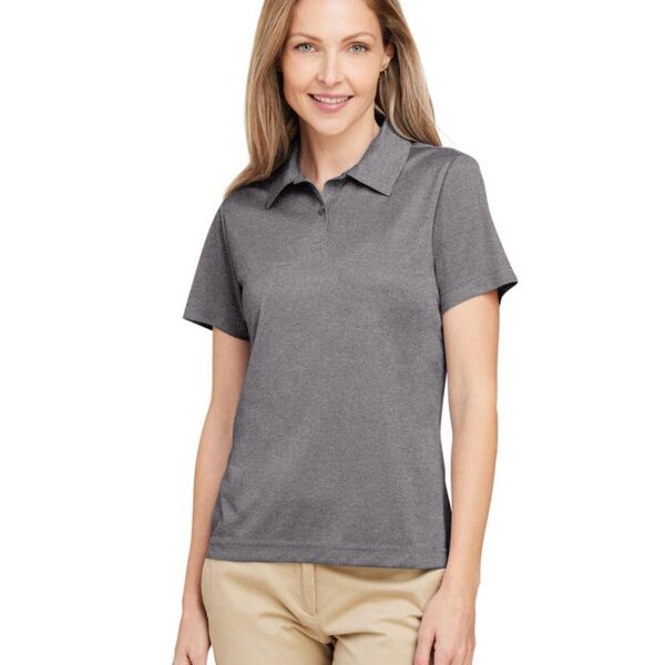 Team 365 Women's Zone Sonic Heather Performance Polo TT51HW Women's Zone Sonic Heather Performance Polo Thumbnail