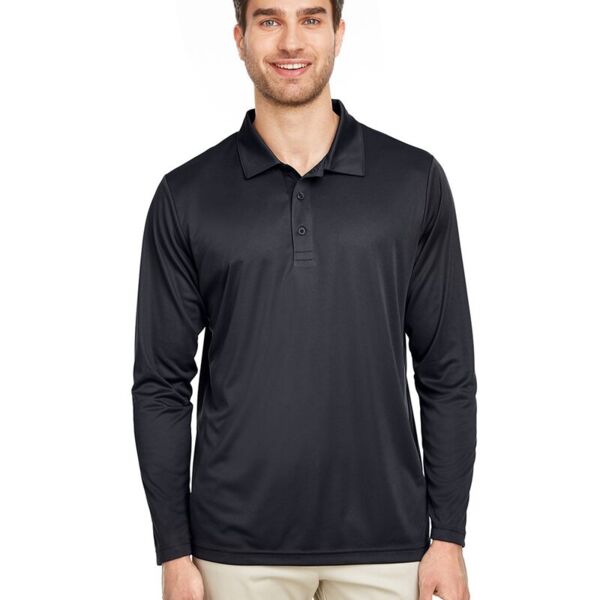 Team 365 Men's Zone Performance Long Sleeve Polo TT51L Men's Zone Performance Long Sleeve Polo Thumbnail