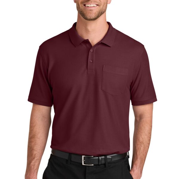 Port Authority Wearever Signature Pique Pocket Polo K200P Wearever Signature Pique Pocket Polo Thumbnail