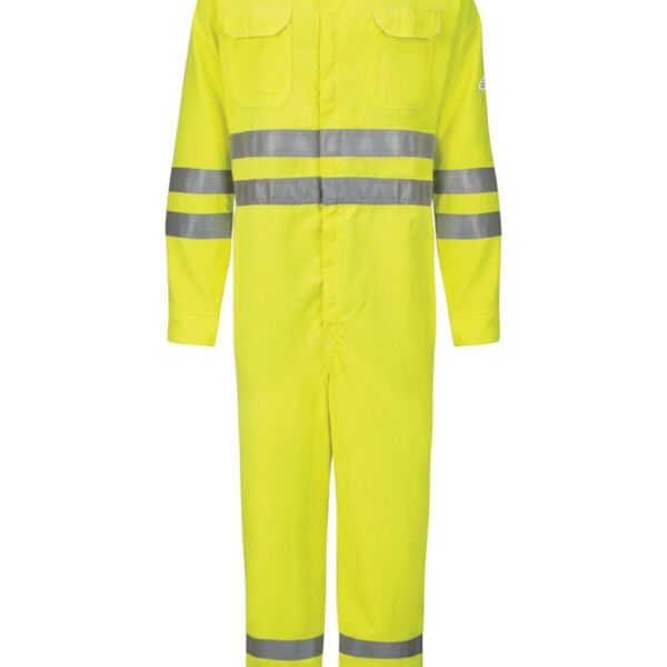 Bulwark Men's Hi-Vis Deluxe Coverall with Reflective Trim - CoolTouch® 2 - 7 oz. CMD8 Men's Hi-Vis Deluxe Coverall with Reflective Trim - CoolTouch® 2 - 7 oz. Thumbnail