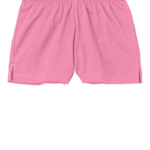 Sport Tek Girls Jersey Knit Squad Short YGST311 Girls Jersey Knit Squad Short Thumbnail