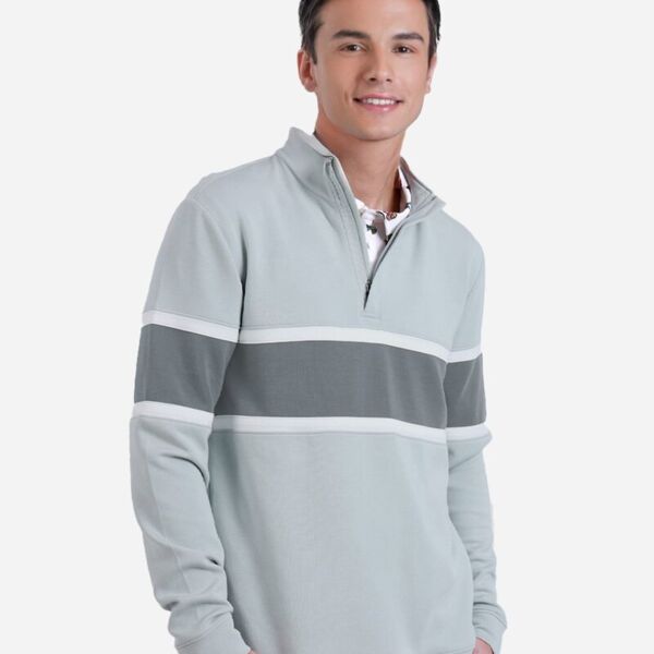 Swannies Men's Owen Quarter-Zip Colorblock Pullover SWOQ500 Men's Owen Quarter-Zip Colorblock Pullover Thumbnail
