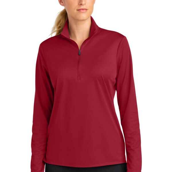 Sport Tek Women's Micropique Sport Wick ® 1/4 Zip LST672 Women's Micropique Sport Wick ® 1/4 Zip Thumbnail