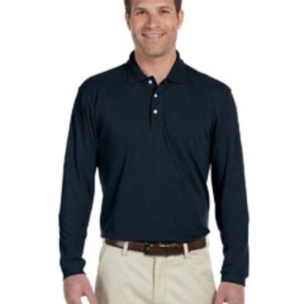 Harriton Men's Easy Blend™ Long-Sleeve Polo M265L Men's Easy Blend™ Long-Sleeve Polo Thumbnail