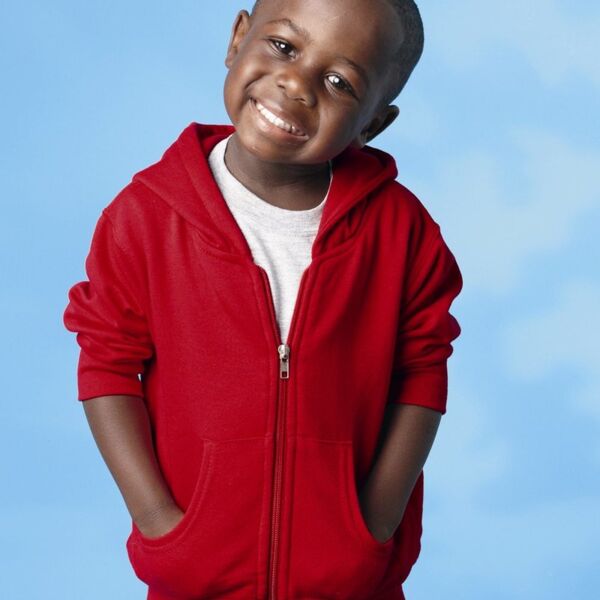 Rabbit Skins Toddler Full-Zip Fleece Hoodie Sweatshirt 3346 Toddler Full-Zip Fleece Hoodie Sweatshirt Thumbnail