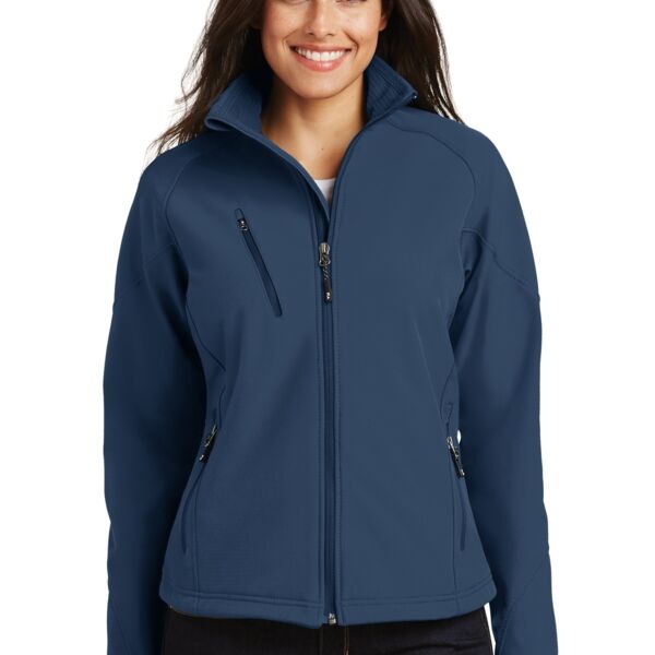 Port Authority Women's Textured Soft Shell Jacket L705 Women's Textured Soft Shell Jacket Thumbnail