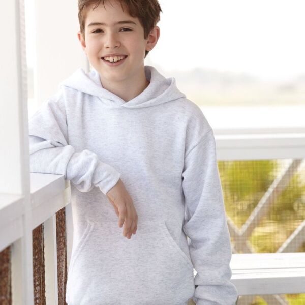 Hanes Youth EcoSmart® Hooded Sweatshirt P473 Youth EcoSmart® Hooded Sweatshirt Thumbnail