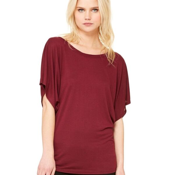 Bella + Canvas Women’s Flowy Draped Dolman Tee 8821 Women’s Flowy Draped Dolman Tee Thumbnail