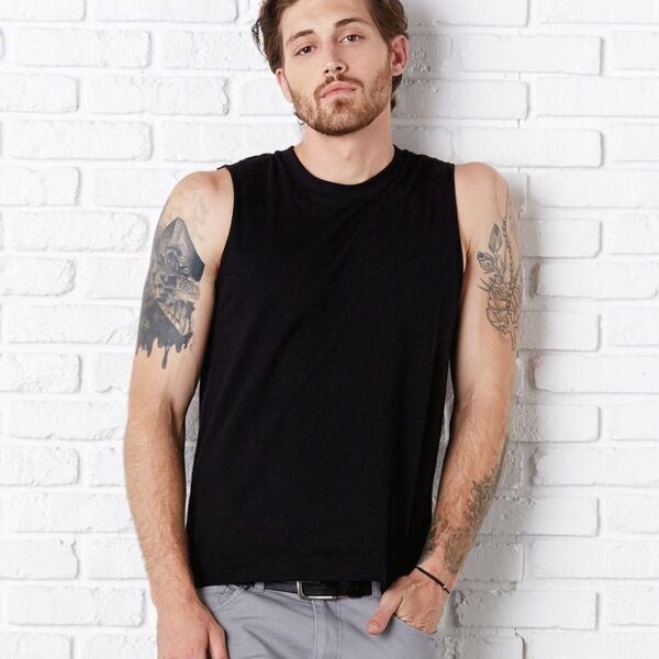 Bella + Canvas Jersey Muscle Tank 3483 Jersey Muscle Tank Thumbnail