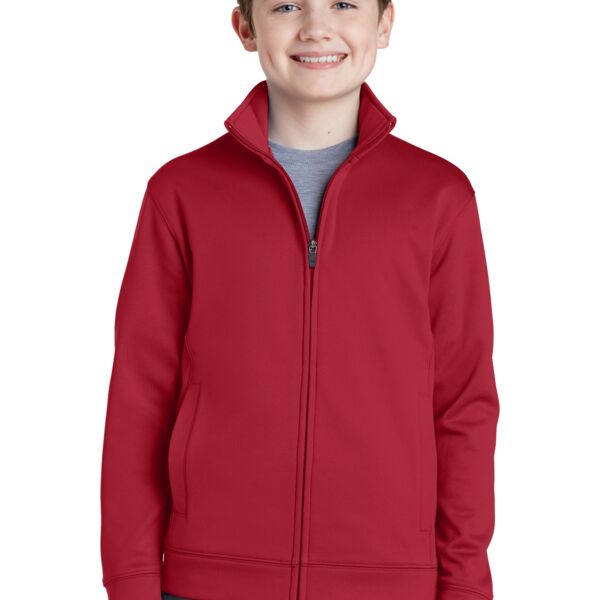 Sport Tek Youth Sport Wick ® Fleece Full Zip Jacket YST241 Youth Sport Wick ® Fleece Full Zip Jacket Thumbnail