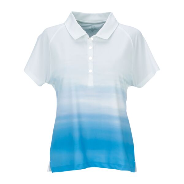 Vansport Women?s Vansport? Pro Ombr� Print Polo 2436 Women?s Vansport? Pro Ombr� Print Polo Thumbnail