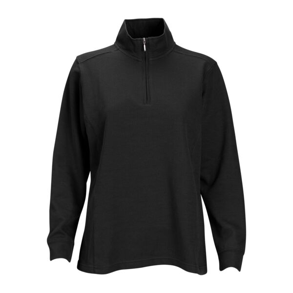 Vantage Women's 1/4-Zip Flat Back Rib Pullover 9176 Women's 1/4-Zip Flat Back Rib Pullover Thumbnail