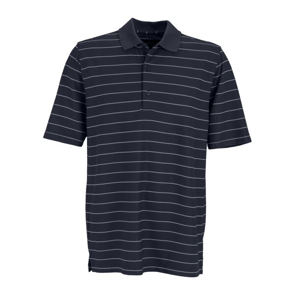 Greg Norman Greg Norman Play Dry? Performance Striped Polo GNS5K449 Greg Norman Play Dry? Performance Striped Polo Thumbnail