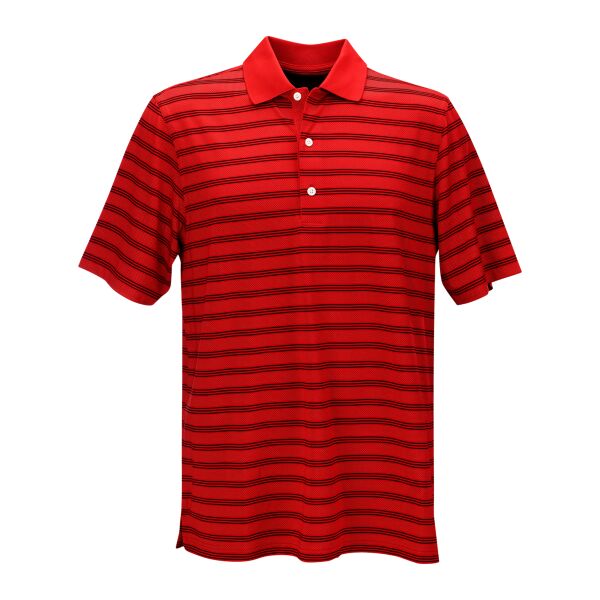 Greg Norman Greg Norman Play Dry? Aerated Weatherknit Stripe Polo GNS5K497 Greg Norman Play Dry? Aerated Weatherknit Stripe Polo Thumbnail