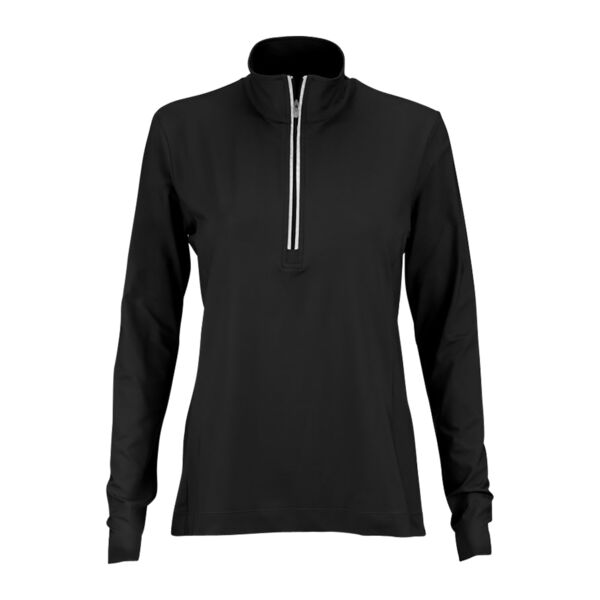 Greg Norman Greg Norman Women's Play Dry? 1/4-Zip Pullover WNS2K451 Greg Norman Women's Play Dry? 1/4-Zip Pullover Thumbnail