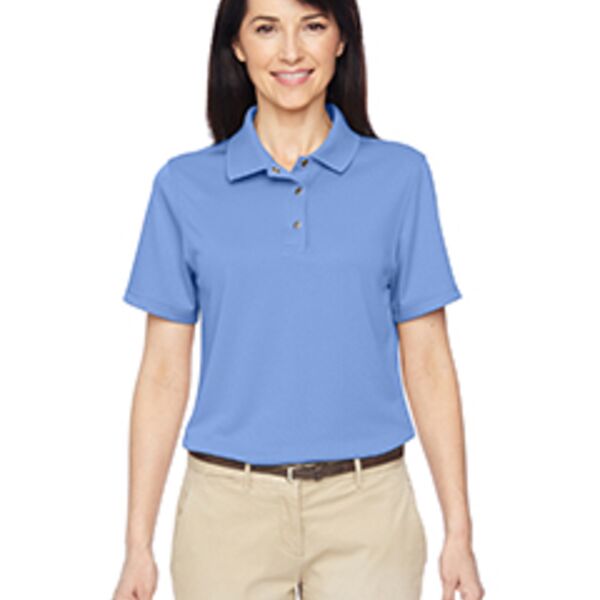 Harriton Ladies' Advantage Snag Protection Plus IL Snap Placket Polo M345W Ladies' Advantage Snag Protection Plus IL Snap Placket Polo Thumbnail