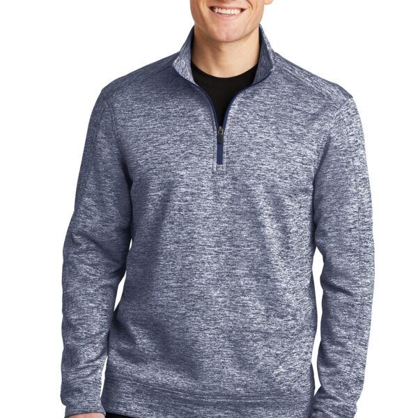 Sport Tek PosiCharge ® Electric Heather Fleece 1/4 Zip Pullover ST226 PosiCharge ® Electric Heather Fleece 1/4 Zip Pullover Thumbnail