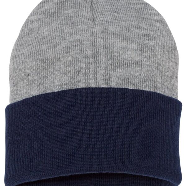 Sportsman 12" Color Blocked Cuffed Beanie SP12T 12" Color Blocked Cuffed Beanie Thumbnail