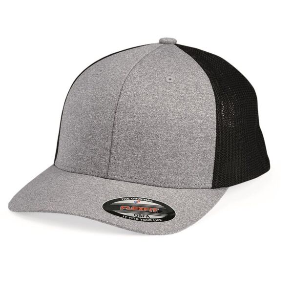 Flexfit by Yupoong Mélange Trucker Cap 6311 Mélange Trucker Cap Thumbnail