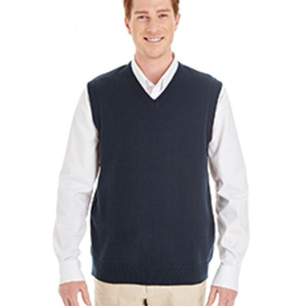 Harriton Men's Pilbloc™ V-Neck Sweater Vest M415 Men's Pilbloc™ V-Neck Sweater Vest Thumbnail