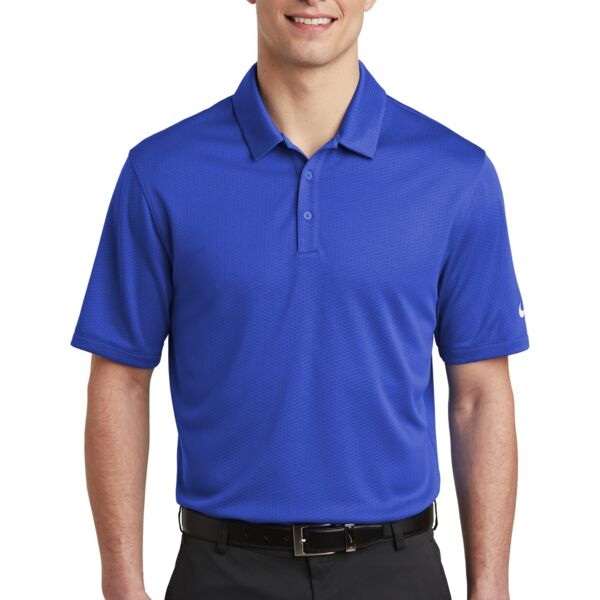 Nike Dri FIT Hex Textured Polo NKAH6266 Dri FIT Hex Textured Polo Thumbnail