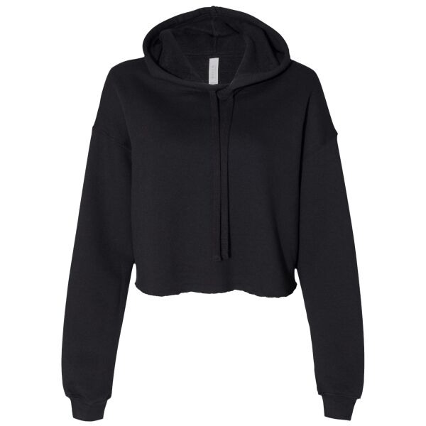 Bella + Canvas Women's Crop Fleece Hoodie Sweatshirt 7502 Women's Crop Fleece Hoodie Sweatshirt Thumbnail