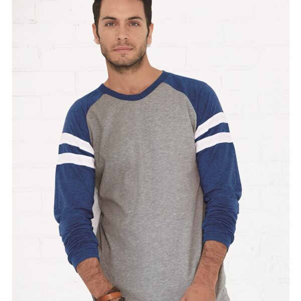 LAT Unisex Fine Jersey Mash Up Long Sleeve Tee 6934 Unisex Fine Jersey Mash Up Long Sleeve Tee Thumbnail