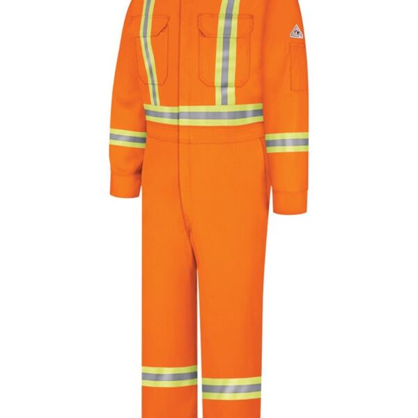 Bulwark Men's Premium Coverall with CSA Compliant Reflective Trim - EXCEL FR® ComforTouch®. CLBC Men's Premium Coverall with CSA Compliant Reflective Trim - EXCEL FR® ComforTouch®. Thumbnail