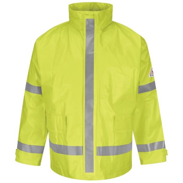 Bulwark Men's Hi-Visibility Flame-Resistant Rain Jacket JXN6 Men's Hi-Visibility Flame-Resistant Rain Jacket Thumbnail