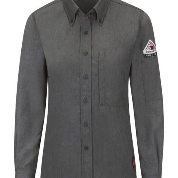 Bulwark Women's iQ Series® Comfort Woven Lightweight Shirt QS51 Women's iQ Series® Comfort Woven Lightweight Shirt Thumbnail