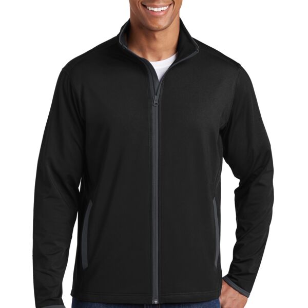 Sport Tek Sport Wick ® Stretch Contrast Full Zip Jacket ST853 Sport Wick ® Stretch Contrast Full Zip Jacket Thumbnail