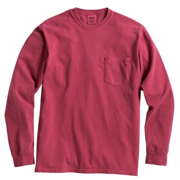 Comfort Colors Garment-Dyed Heavyweight Long Sleeve Pocket T-Shirt 4410 Garment-Dyed Heavyweight Long Sleeve Pocket T-Shirt Thumbnail