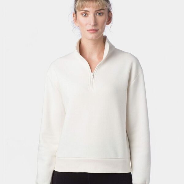Alternative Women's Eco-Cozy Fleece Quarter-Zip Sweatshirt 8808PF Women's Eco-Cozy Fleece Quarter-Zip Sweatshirt Thumbnail